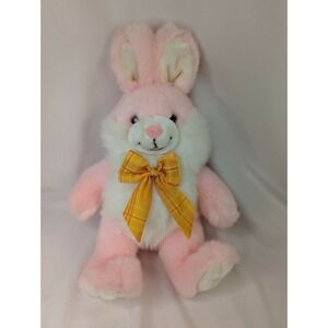 Kids of America Pink Rabbit Plush 16 Inch Bunny 1999 Stuffed Animal Toy